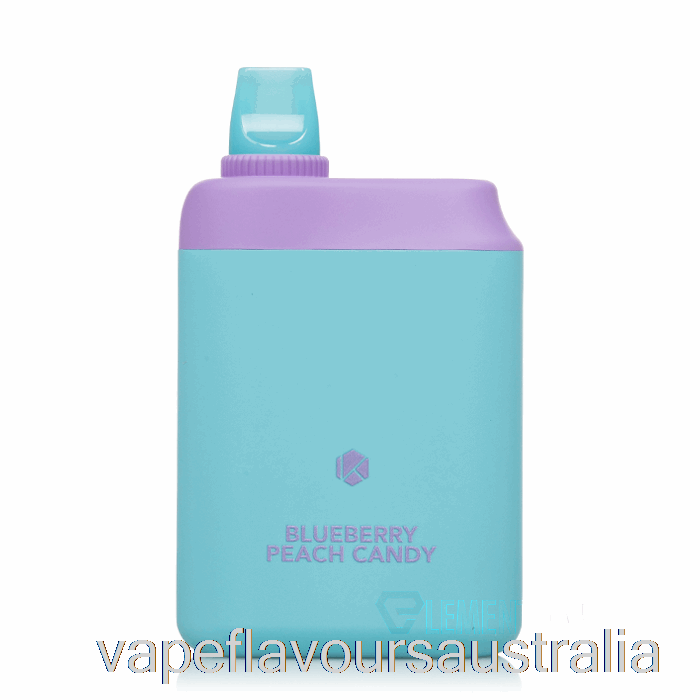 Vape Nicotine Australia Kadobar x PK Brands PK5000 Disposable Blueberry Peach Candy